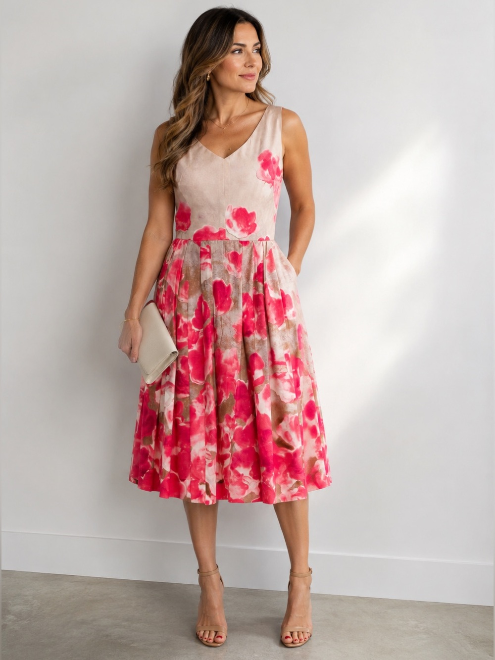 LELA ROSE MIDI dress